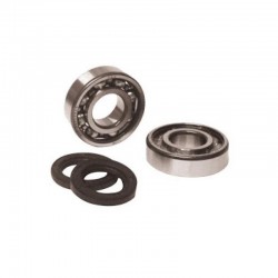 2pz CUSCINETTI + 2pz PARAOLI DI BANCO PER MOTORI 2 TEMPI MINIMOTO MINICROSS MINIQUAD MINIATV 49cc