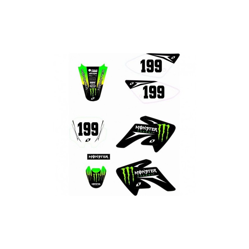 Adesivi Per Carena Pit Bike CRF 70 Grafiche Monster BSE cross minicross