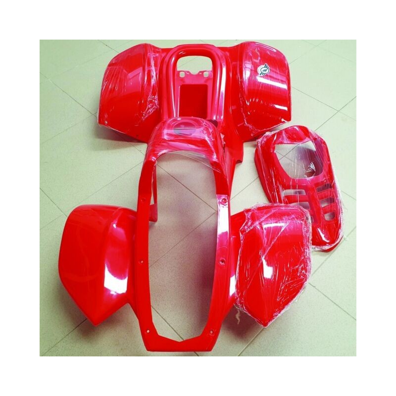 CARENE PLASTICHE QUAD 110CC 6" NORMALE BAMBOO SCOCCA ESCLUSO PEDANE FANALI CARENA