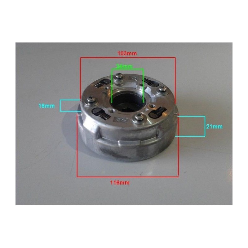 FRIZIONE QUAD ATV 110 125 SEMIAUTOMATICA 4 TEMPI - pit bike a 3 dischi automatici