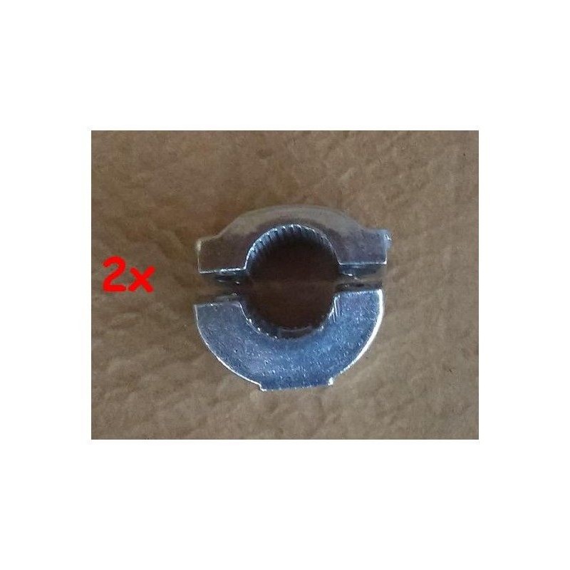 COPPIA SUPPORTI MANUBRIO MINICROSS 10" - TIGER minimoto cross 49cc