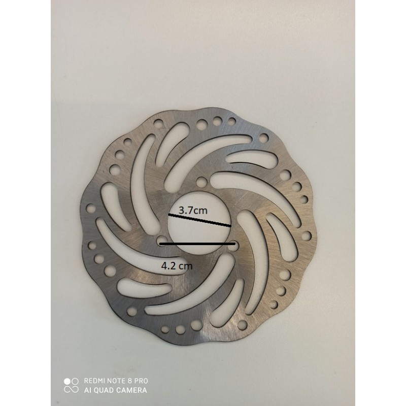 DISCO FRENO MINICROSS 10" ANTERIORE o POSTERIORE freni ventilato margherita