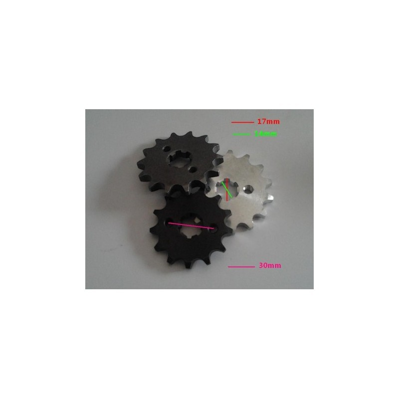 PIGNONE MOTORE 13 DENTI PASSO 420 4 TEMPI QUAD MINIQUAD PITBIKE ATV CROSS