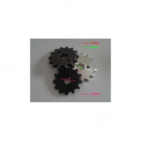 PIGNONE MOTORE 13 DENTI PASSO 420 4 TEMPI QUAD MINIQUAD PITBIKE ATV CROSS