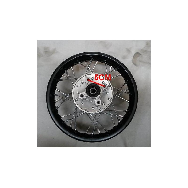 CERCHIO 10" POSTERIORE ORION PIT BIKE 110CC per gomme 2.5x10 3.00x10 80/100-10