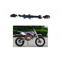 SET PEDALINE E SUPPORTO PIT BIKE SCORPION DESTRA E SINISTRA POGGIA PIEDI