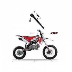 CAVALLETTO KRZ 125 PIT BIKE KAYO RUOTE 17-14 MOLLA LATERALE