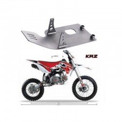 PARACOLPI PROTEZIONE ferro verniciato SOTTO MOTORE PIT BIKE KRZ BSE SCORPION 4 TEMPI