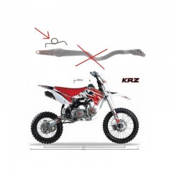 01pz MOLLA del Pedale PEDALINA leva piede freno pit bike SCORPION BSE KRZ CROSS