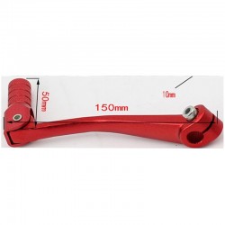 PEDALINA LEVA CAMBIO ROSSA CNC MARCE PIEGHEVOLE DIRT BIKE PIT KAYO BSE