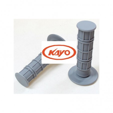 MANOPOLE GOMMA GRIGIE PIT BIKE DESTRA e SINISTRA X MANUBRIO KAYO BSE SCORPION