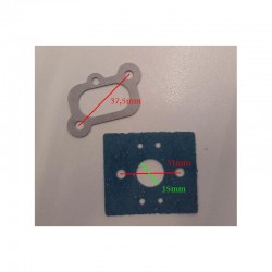 KIT GUARNIZIONI COLLETTORE CARBURATORE DECESPUGLIATORE 43 52 53CC 2 TEMPI
