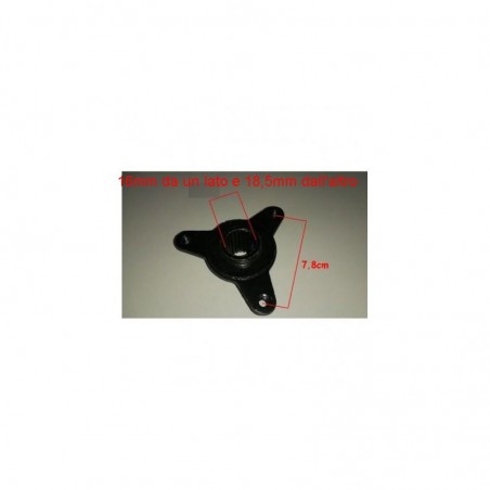 MOZZO 3 fori MOZZI RUOTA 6" 110cc POSTERIORE CERCHI CERCHIO ATV QUAD