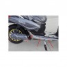 COPPIA PLASTICHE CROMATE LATERALI SOTTO PEDALI - bici elettrica scooter sky II tipo z-tech