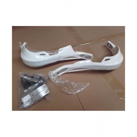 PARAMANI BIANCHI RACING MANUBRIO 22mm - 28mm ANIMA ALLUMINIO PROTEZIONE LEVE