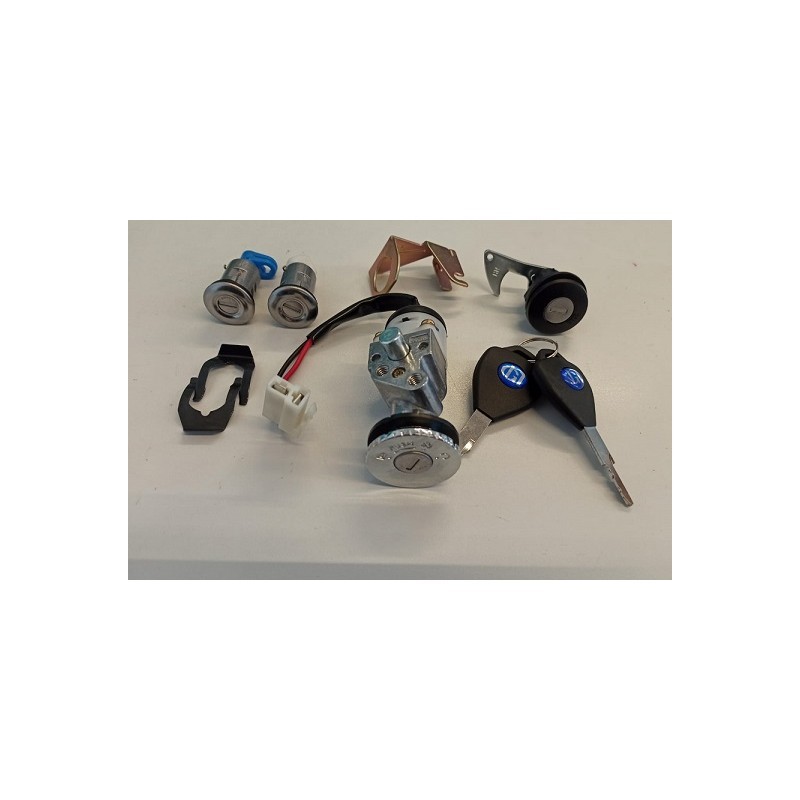 KIT SERRATURE E CHIAVI COMPLETO - bici elettrica scooter sky II tipo z-tech