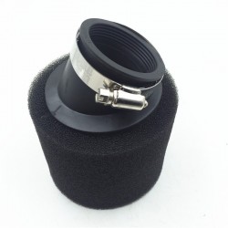 FILTRO IN SPUGNA 37-38mm 45 per carburatore mikuni 16 19 22 pit bike cross quad 4 tempi aria lavabile