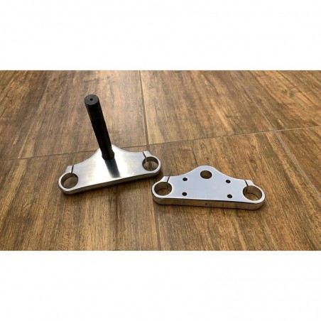 COPPIA PIASTRE STERZO PIT BIKE 110cc INFERIORE e SUPERIORE e CANOTTO KAYO TSD110