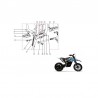 COPPIA PEDALINE POGGIAPIEDI MINICROSS ELETTRICO