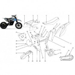 PROTEZIONE SOTTO MOTORE MINICROSS ELETTRICO LION