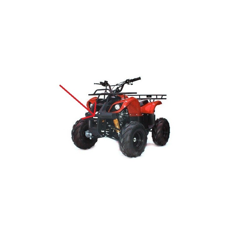 PLASTICA PARACOLPI ANTERIORE PROTEZIONE QUAD ATV HUMMER 2 FARI VECCHIO MODELLO
