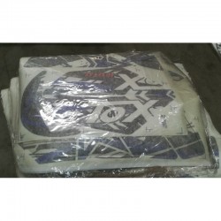 ADESIVI BLU QUAD ATV 125 SPORT miniquad sticker Tox stile raptor