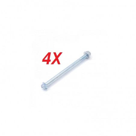 kit 4PZ PERNI SUPPORTI MANUBRIO 13cm 8mm DADI BULLONI VITI FISSAGGIO