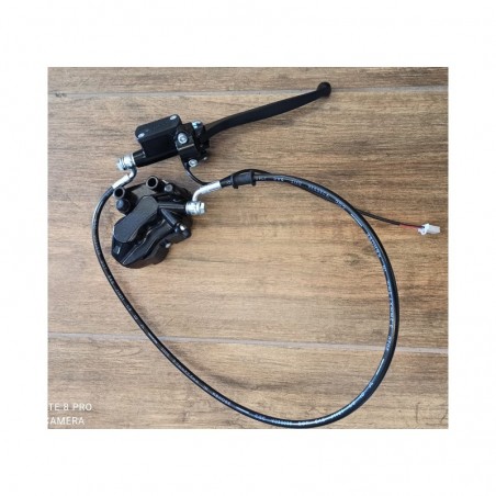 SET FRENI ANTERIORE PINZA POMPA LEVA TUBO PASTIGLIE - bici elettrica scooter SKY Z-TECH e REVENGE
