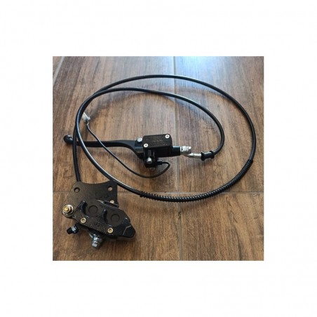 SET FRENI POSTERIORE PINZA POMPA LEVA TUBO PASTIGLIE - bici elettrica scooter sky II Z-TECH e REVENGE