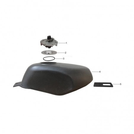 SERBATOIO BENZINA + TAPPO MINIGP KAYO minimoto 4 tempi