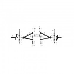 01pz BOCCOLA BRACCI KAYO SPACE AY70 - boccole miniquad quad atv