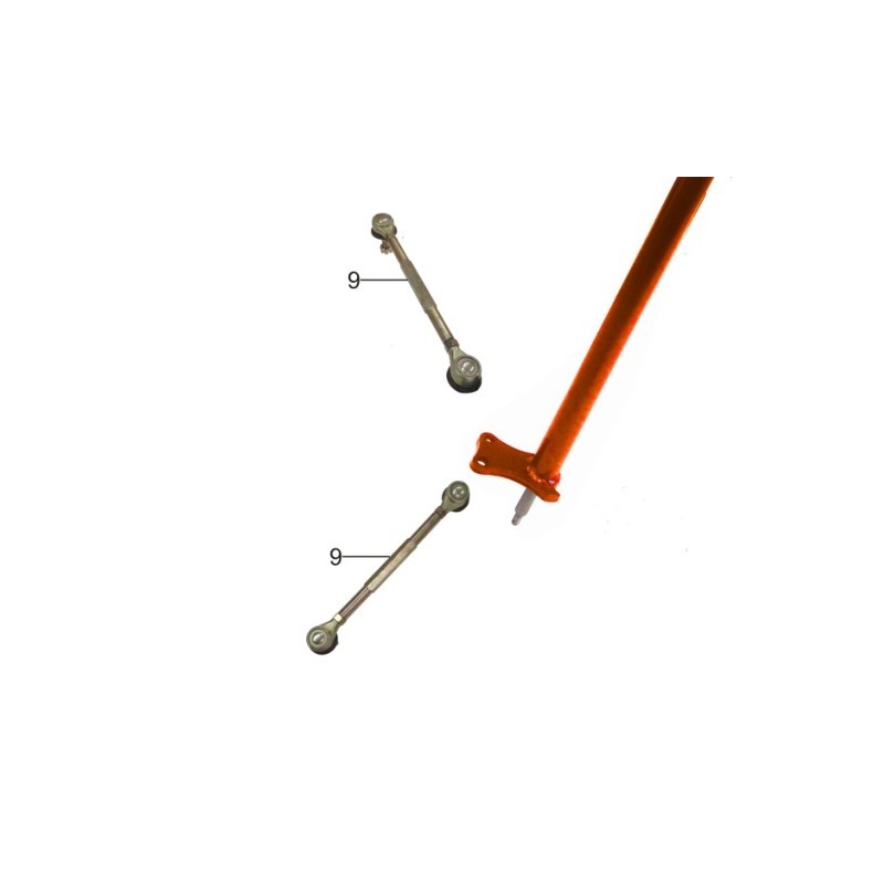 1pz BRACCETTO STERZO CONVERGENZA QUAD KAYO TOR250 ATV 250cc 300mm 30cm