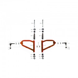1pz BOCCOLA BRACCETTI ANTERIORI KAYO TOR250 Φ16*27*H23+Φ23+H20