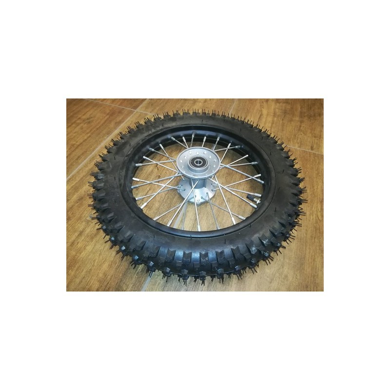 CERCHIO GOMMATO MORINI 60/100-12 ANTERIORE 2.5X12 gomma ruota completa