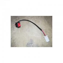 TASTO ROSSO INTERRUTTORE ON OFF SUL MANUBRIO - bici elettrica scooter sky II tipo z-tech