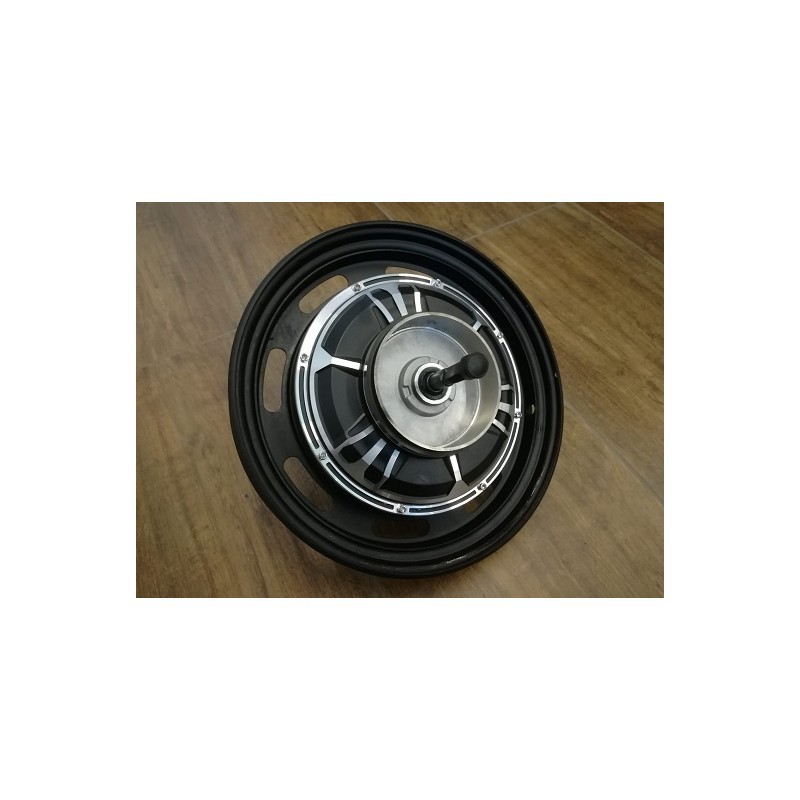 MOTORE 500W A TAMBURO GANASCE MOZZO RUOTA POSTERIORE COMPLETO - bici elettrica scooter sky II tipo z-tech