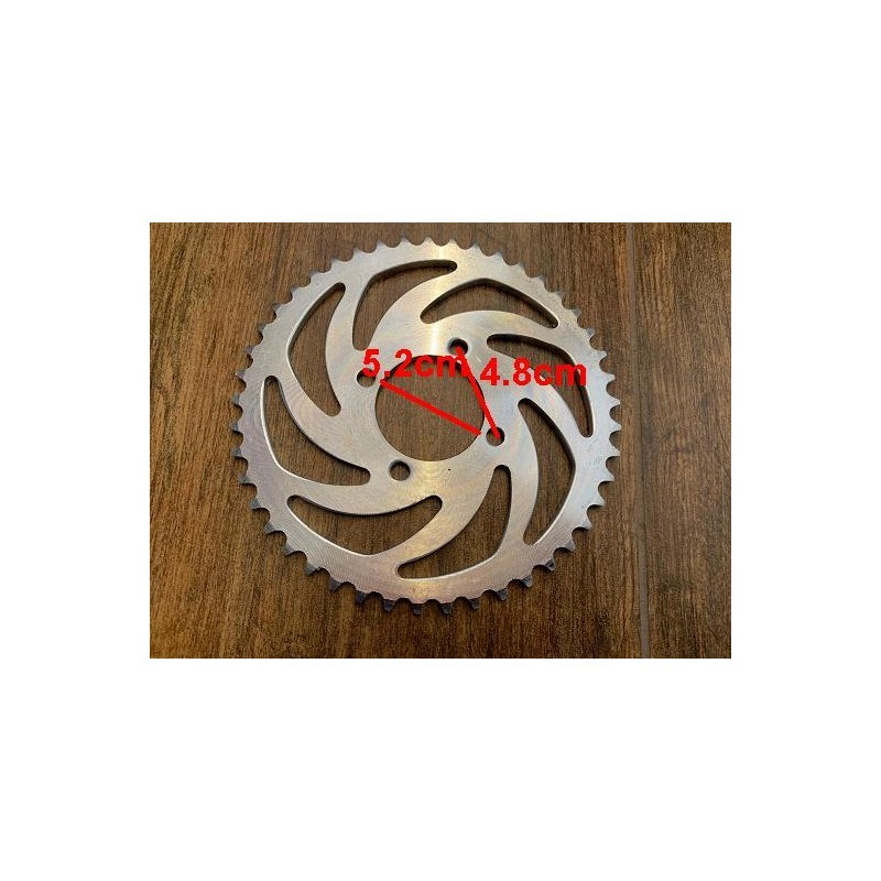 CORONA 46 DENTI PASSO 428 QUAD PIT BIKE 4 TEMPI