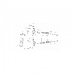 set completo valvole testa blocco motore 110cc kayo atv quad pit bike