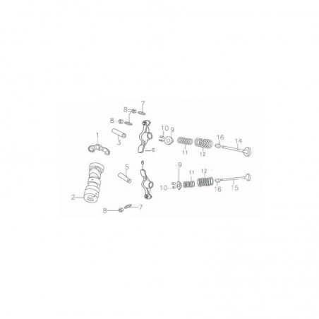 set completo valvole testa blocco motore 110cc kayo atv quad pit bike