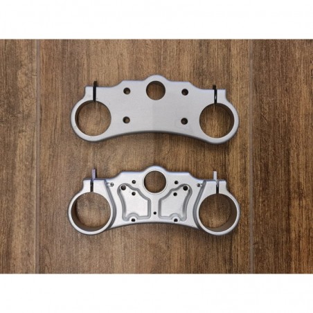 Piastre inferiori e superiori manubrio kayo cross k2