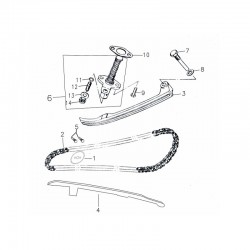 KIT PATTINI DISTRIBUZIONE BLOCCO MOTORE YX160CC PIT BIKE KAYO