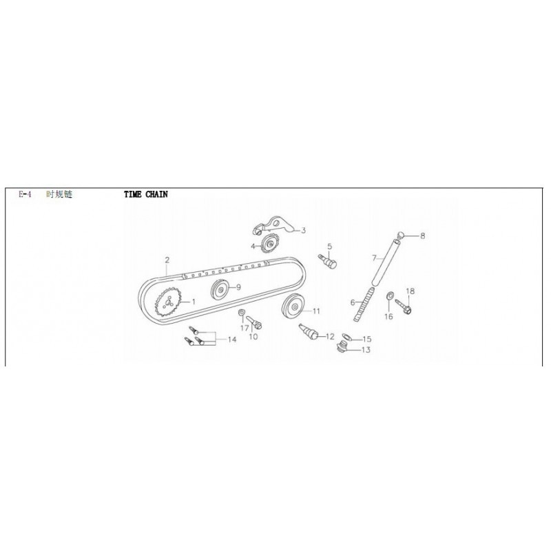 kit valvole del blocco motore yx 125cc