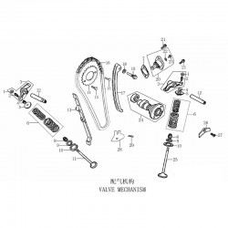 set valvole e kit di distribuzione quad kayo tor 250cc