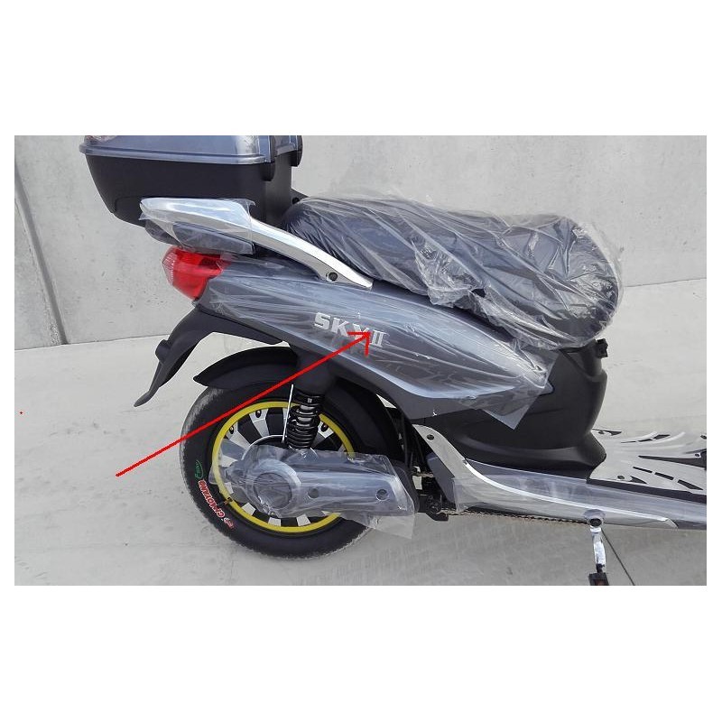 COPPIA PLASTICHE LATERALI CON SCRITTA SKY - bici elettrica scooter sky II tipo z-tech