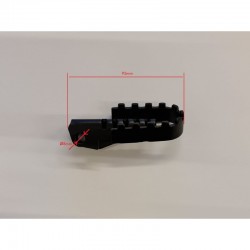 1CP COPPIA PEDALINE PEDANE POGGIAPIEDI MINICROSS RUOTE 10" POGGIA PIEDI