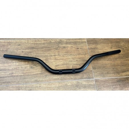 MANUBRIO 28mm KAYO KRZ170 190 RACING ANTRACITE NERO - pit bike cross piega media