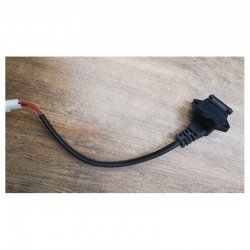 SPINOTTO CARICA BATTERIE CABLAGGIO CON CHIUSURA A MOLLA - bici elettrica scooter sky II tipo z-tech