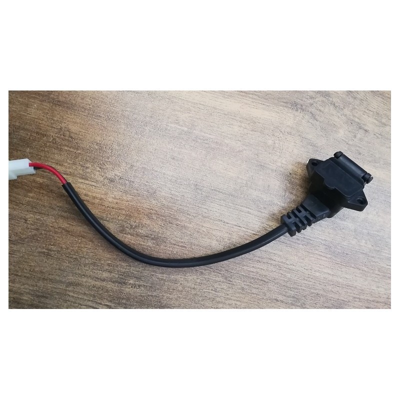 SPINOTTO CARICA BATTERIE CABLAGGIO CON CHIUSURA A MOLLA - bici elettrica scooter sky II tipo z-tech