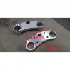 coppia piastre motard minigp interasse foro 48 lunghezza da foro a foro 163mm