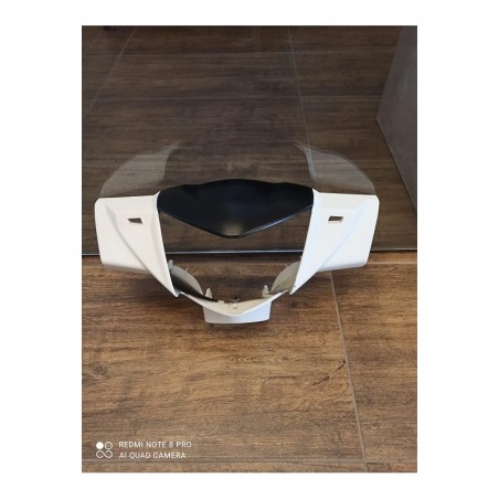 PLASTICA GRIGIA BIANCA NERA FANALE ANTERIORE SCOOTER ELETTRICO SKY II REVENGE
